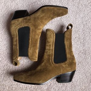 Veronica Beard Lada Suede Chelsea ankle boots 7.5